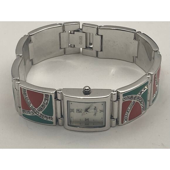 Victoria Wieck Women's Watch 17mm  Beverly Hills Unique Band - New Battery  Sz 7 - Picture 6 of 12